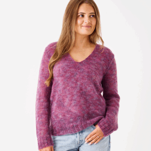 Bluse med V-neck (nr 894736)