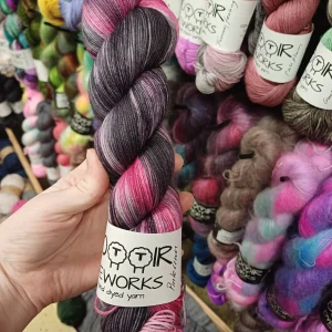 Pink scull - 100 gr sock