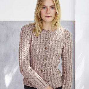 Dicte - kort jakke med snoninger (nr 791673)