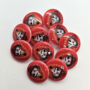 Plasthnappar Bessi- 15mm