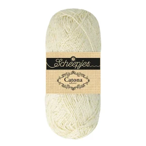 Scheepjes Catona Shine - bridal white gold (nr 105G)