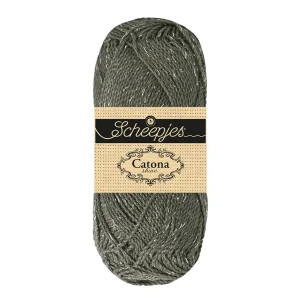 Scheepjes Catona Shine - metal grey silver (nr 242S)