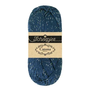 Scheepjes Catona Shine - midnight silver (nr 527S)