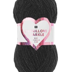 Creative Chenillove Sparkle - black (nr 006)