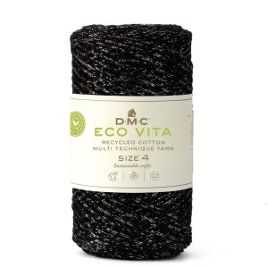 DMC Nova Vita 4 Glit - svartur (nr 721)