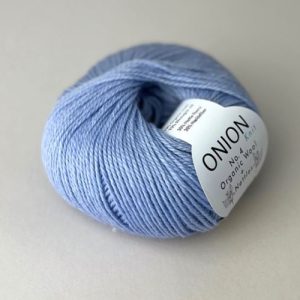 Onion No.4 Organic Wool+Nettles - chambrey blå (nr 42)