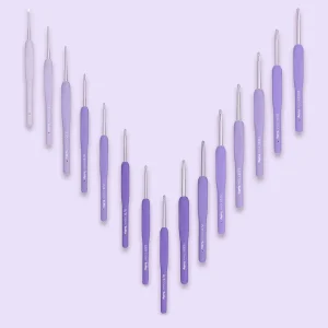 Tulip Etimo Murasaki heklunálar með mjúku gripi - 2-5,5mm