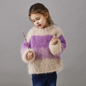 Sweater med brede striber (nr 8932114)