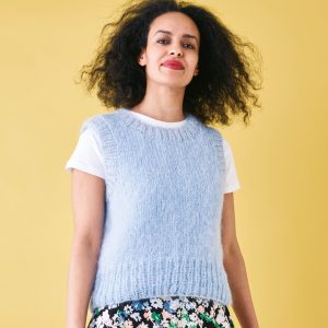 Vest m/Lamé kanter i 2 tråde Bella (nr 893246)