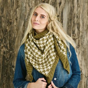 Sjal med hanefjed (nr 893417)