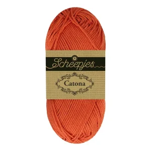 Scheepjes Catona 50g - cley red (nr 081)