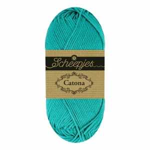 Scheepjes Catona 50g - bright teal (nr 091)