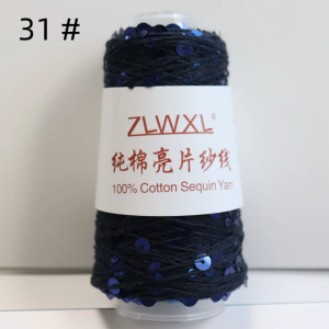 ZLWXL - dökkblár með bláum pallíettum (nr 31)