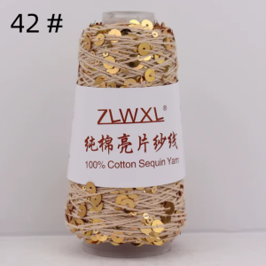 ZLWXL - beige með gylltum pallíettum (nr 42)