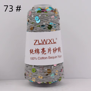 ZLWXL - grár með marglitum pallíettum