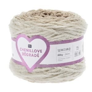 Creative Chenillove Dégrade - ecru (nr 01)