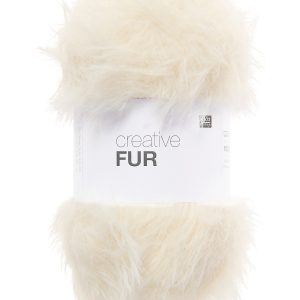 Rico Creative Fur - rjómahvítur (nr 01)