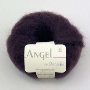 Angel mohair - plum noir (nr 124)